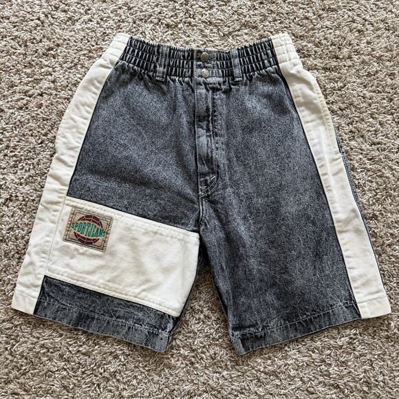Vintage 80’s Levi’s Acid Wash Denim Jorts SportJean Shorts Women’s Size Small - Picture 1 of 10